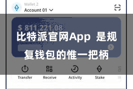 比特派官网App 是规复钱包的惟一把柄