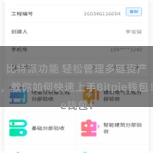 比特派功能 轻松管理多链资产，教你如何快速上手Bitpie钱包！