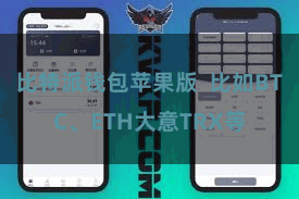 比特派钱包苹果版  比如BTC、ETH大意TRX等